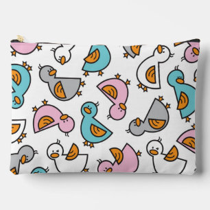 Pochette À Accessoires Whimsical Pastel Cute Cartoon Bébé Canards Canards
