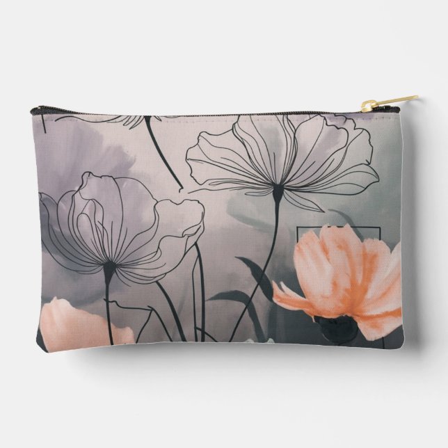 Pochette À Accessoires Whispers Surreal Garden : Art Floral Dreamy (Verso)