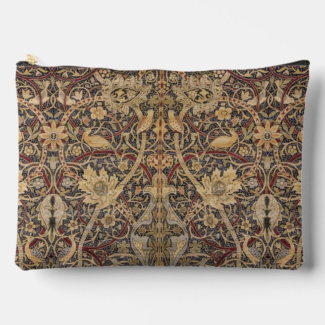 Pochette À Accessoires William Morris Bullerswood Détails du tapis (Recto)