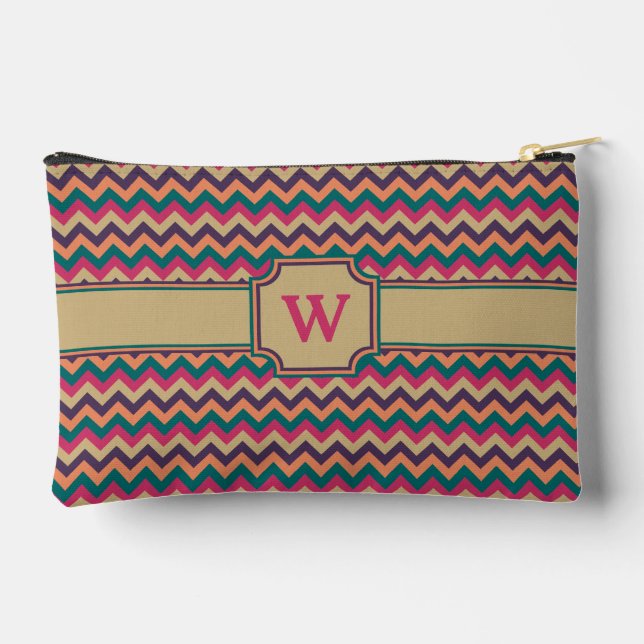 Pochette À Accessoires Zigzag Tropical (Verso)