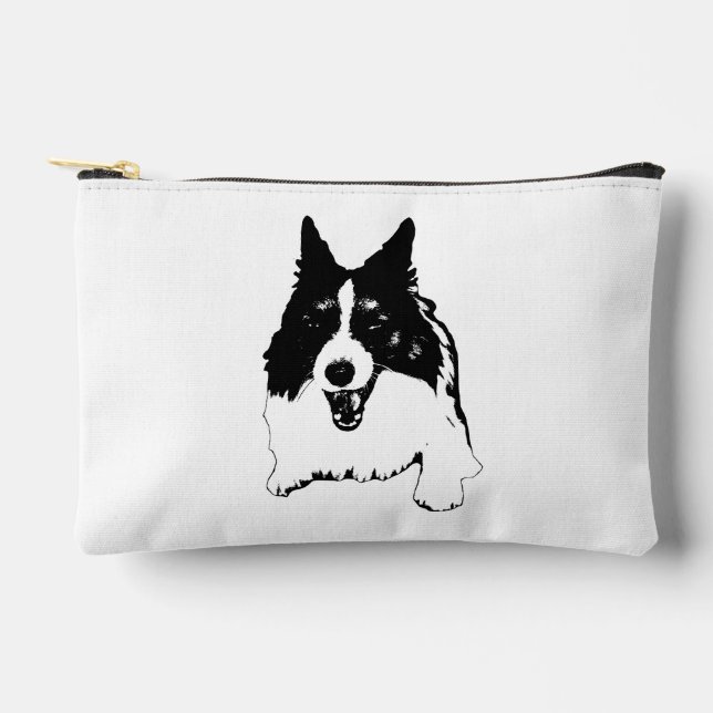 Pochette À Accessoires Zips net, Mark clair (Recto)