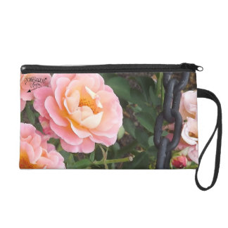 Pochette Avec Dragonne Se sont levés le "Clutch et les bracelets "