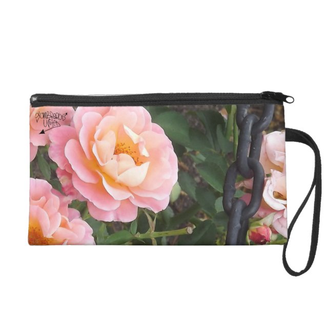 Pochette Avec Dragonne Se sont levés le "Clutch et les bracelets " (Devant)
