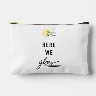 Pochette blanc crème - Here we glow - Beautyncare
