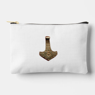 Pochette blanche Gold Thor Hammer