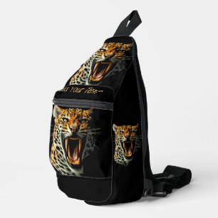 Pochette d'accessoires de tête d'attaque léopard