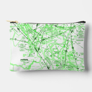 Pochette d'accessoires pour cartes aéronautiques