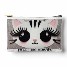 Pochette de maquillage de mariée, sac de maquillag