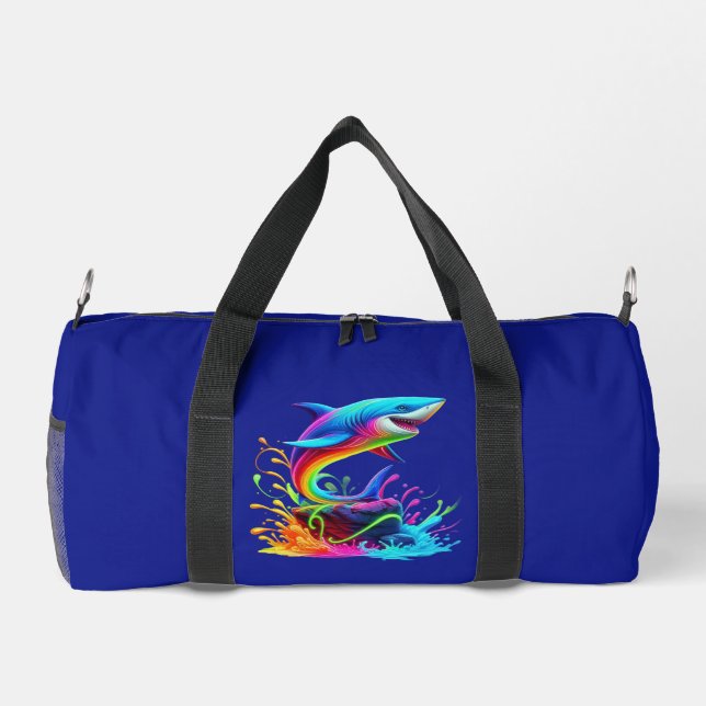 Pochette zippée colorée pour requin (Verso)
