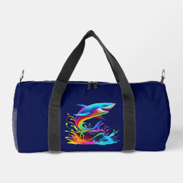 Pochette zippée colorée pour requin
