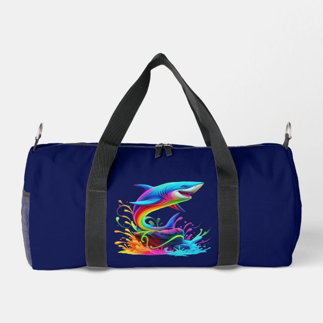 Pochette zippée colorée pour requin (Verso)
