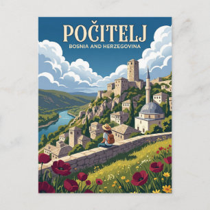 Počitelj Bosnien und Herzegowina Postkarte