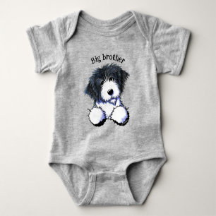 Pocket Bearted Collie Baby Bodysuit Strampler