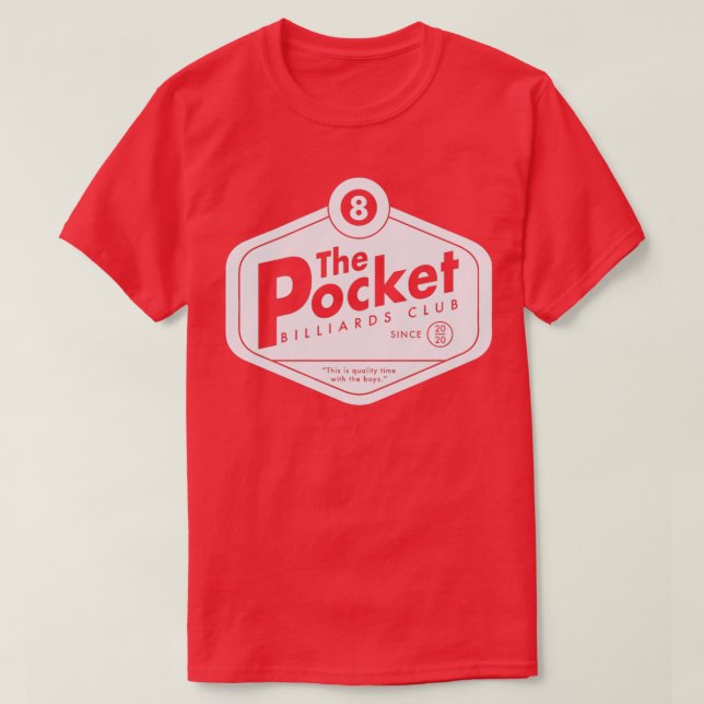 Pocket Billard Club Dark Classic TShirt (Design devant)