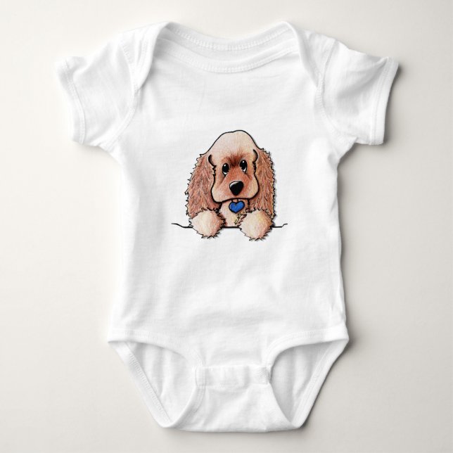 Pocket Cocker Baby Strampler (Vorderseite)