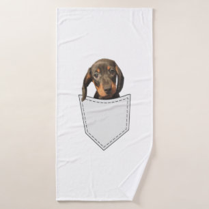 Pocket Dog Dackel Badehandtuch