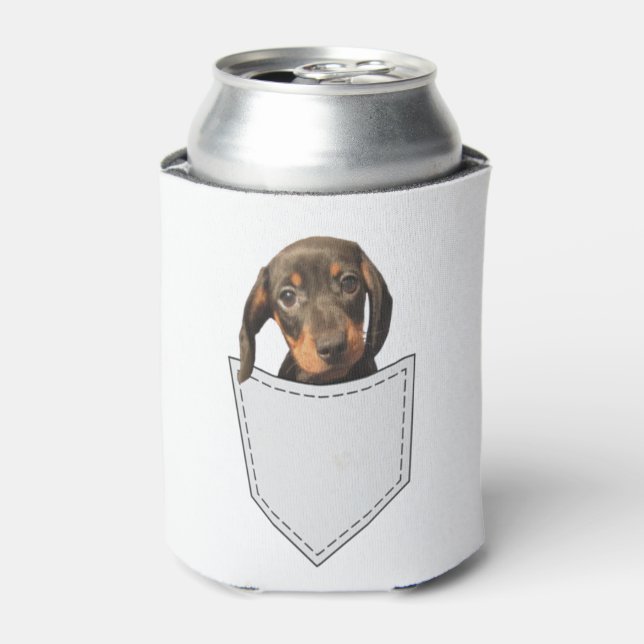 Pocket Dog Dackel Dosenkühler (Kanne Vorderseite)