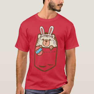Pocket Easter Igel Bunny Egg Süße Tier Männer W T-Shirt