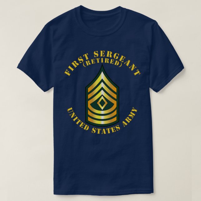 POCKET Erster Sergeant 1SG Remüde T-Shirt (Design vorne)