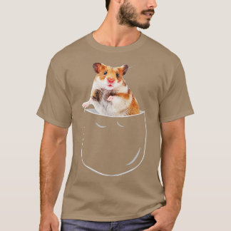 Pocket Hamster, lustiger Hamster in Pocket Geschen T-Shirt