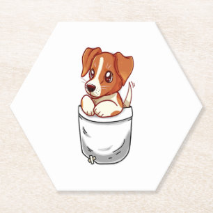 Pocket Niedlich Jack Russell Terrier Untersetzer
