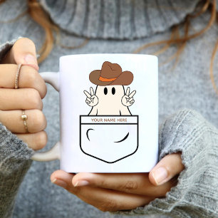 Pocket Niedlich Kleiner Western Cowgirl Funny Boo Kaffeetasse