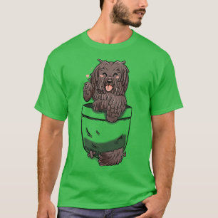 Pocket Niedlich Puli Dog T-Shirt
