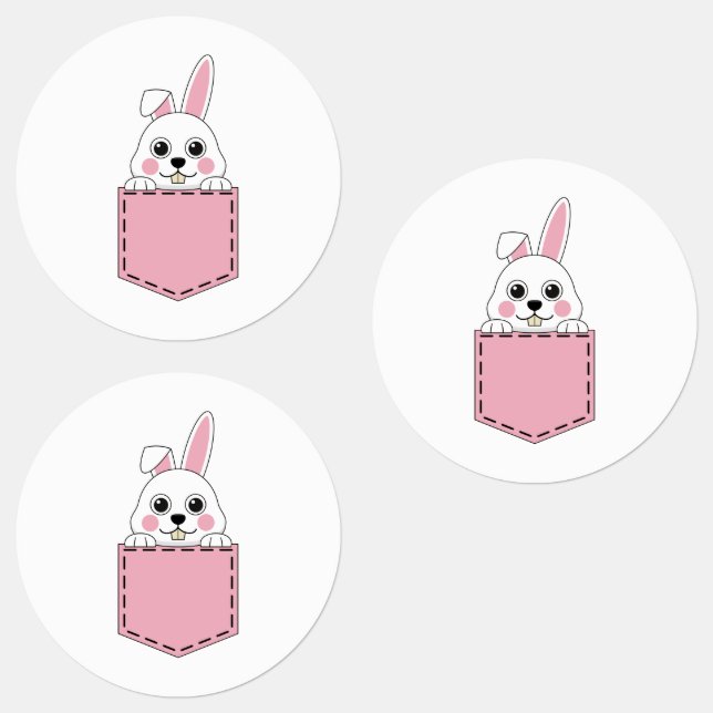 Pocket Pet Bunny Etiketten (Gruppe)