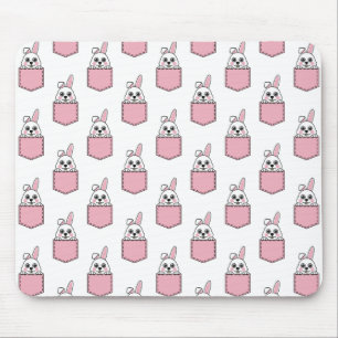Pocket Pet Bunny Pattern Mousepad