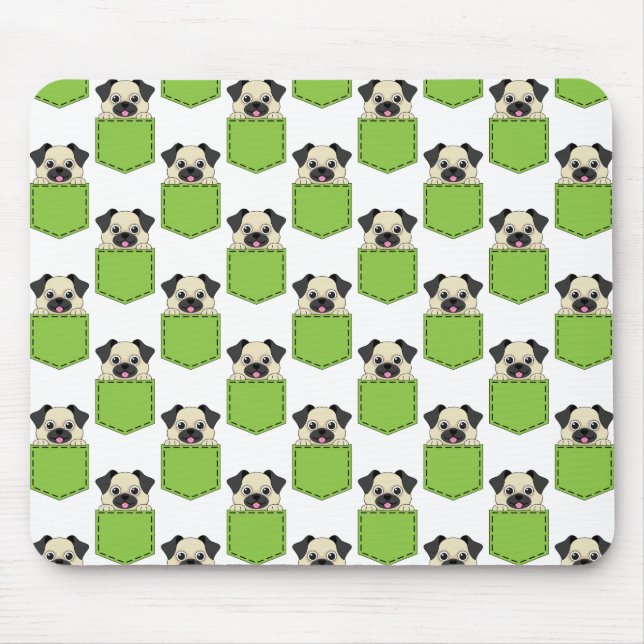 Pocket Pet Dog Muster Mousepad (Vorne)