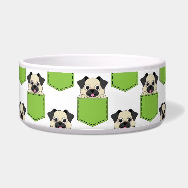 Pocket Pet Dog Muster Napf (Vorderseite)