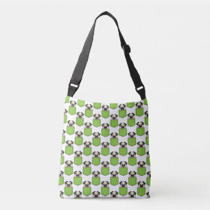 Pocket Pet Dog Muster Tragetaschen Mit Langen Trägern