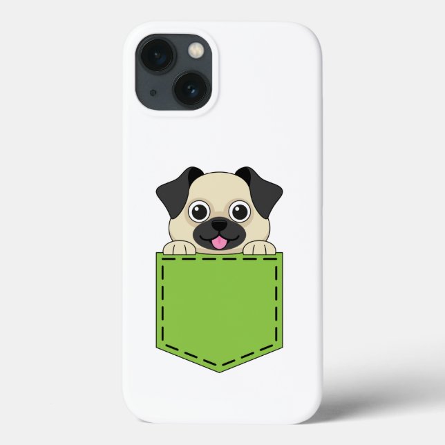 Pocket Pet Hund Case-Mate iPhone Hülle (Rückseite)