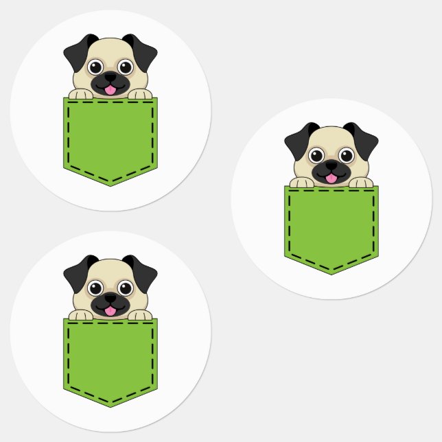 Pocket Pet Hund Etiketten (Gruppe)