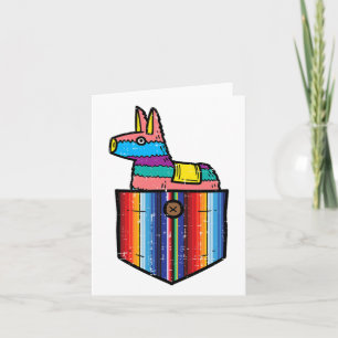 Pocket Pinata Serape Cinco De Mayo Mexican Fiesta Karte