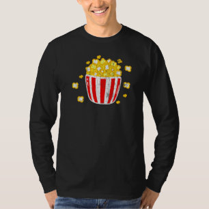 Pocket Popcorn Pop Corn Eater Graphic T-Shirt