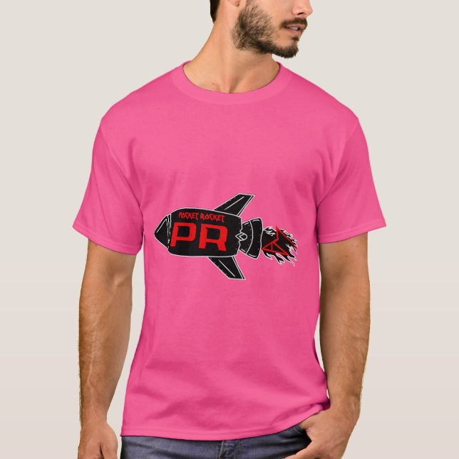 Pocket Rocket Logo Bold Muay Thai T-Shirt (Vorderseite)