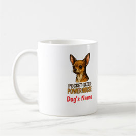 Pocket-Sized Powerhouse Chihuahua, Custom Mug Kaffeetasse