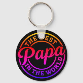 Pocket-Sized Praise – Best Papa Ever Keychain Schlüsselanhänger