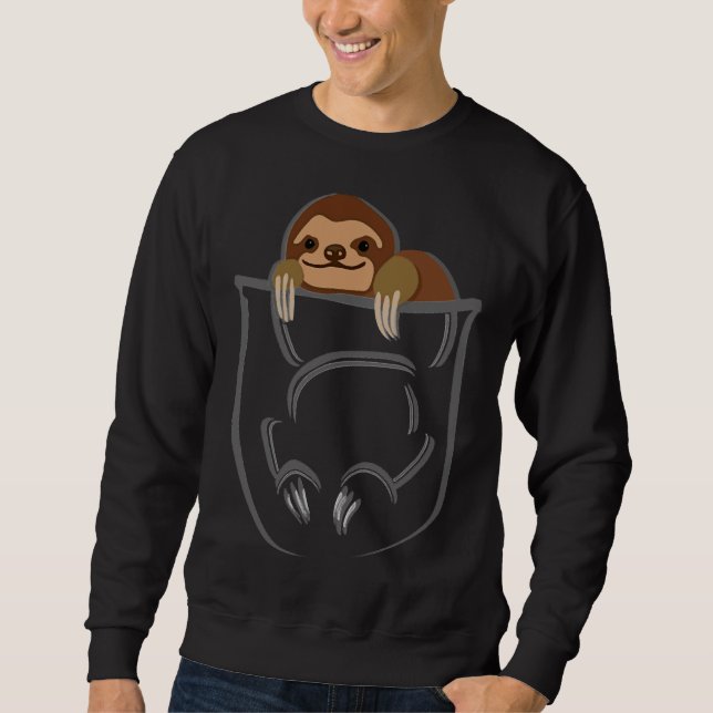 Pocket Sloth 45 Sweatshirt (Vorderseite)