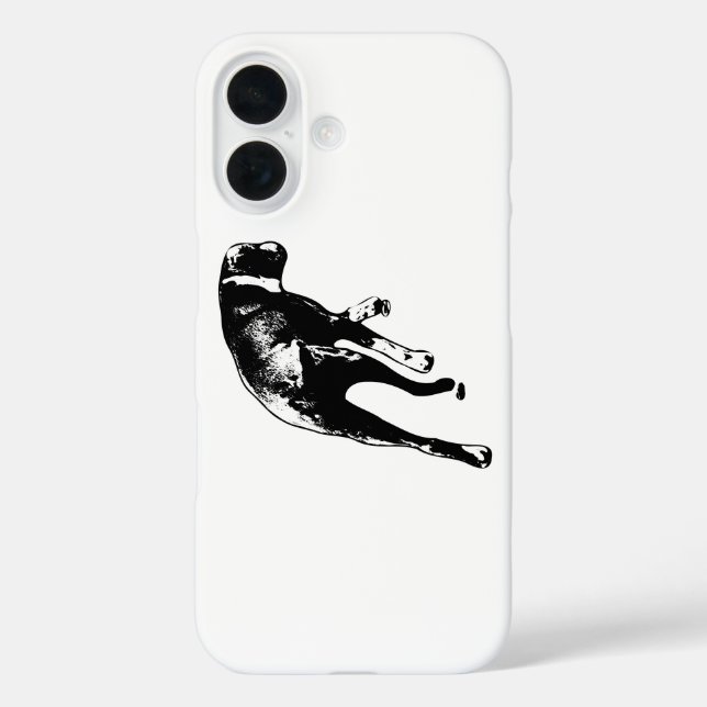 Pocket Stride - Minimale Aktion iPhone 16 Hülle (Rückseite)