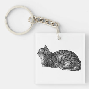 Pocket Tabby, getupfte Pasten Schlüsselanhänger