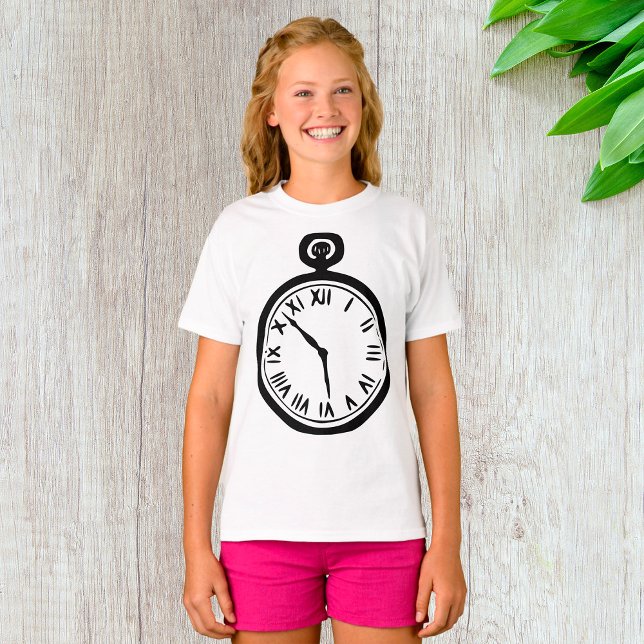 Pocket Watch Girls T - Shirt (Von Creator hochgeladen)