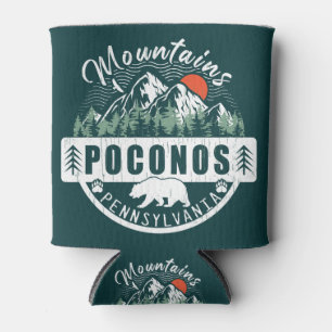 Pocono Mountains Pennsylvania - Retro Souvenirs Dosenkühler