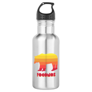 Poconos Bear Edelstahlflasche