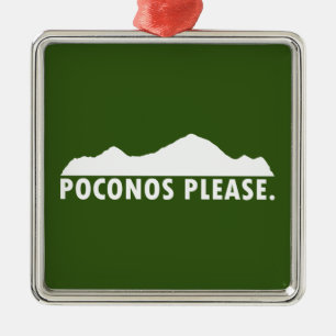 Poconos Ornament Aus Metall
