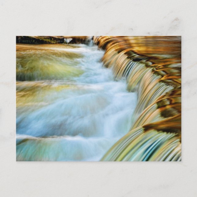 Poconos Waterfall Postkarte (Vorderseite)