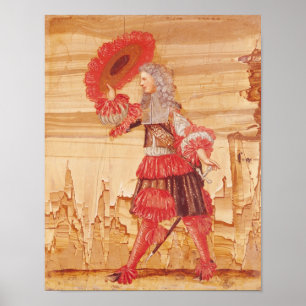 Pocquelin in der Rolle der Mascarille Poster