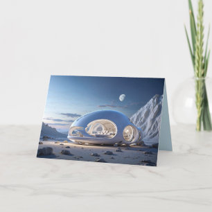 POD HOUSE BIRTHDAY 12x18 GREETING CARD Feiertagskarte