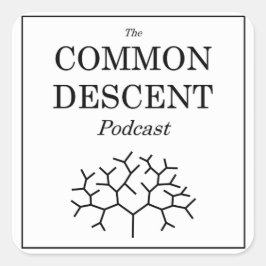 Podcast-Aufkleber-Platz Quadratischer Aufkleber